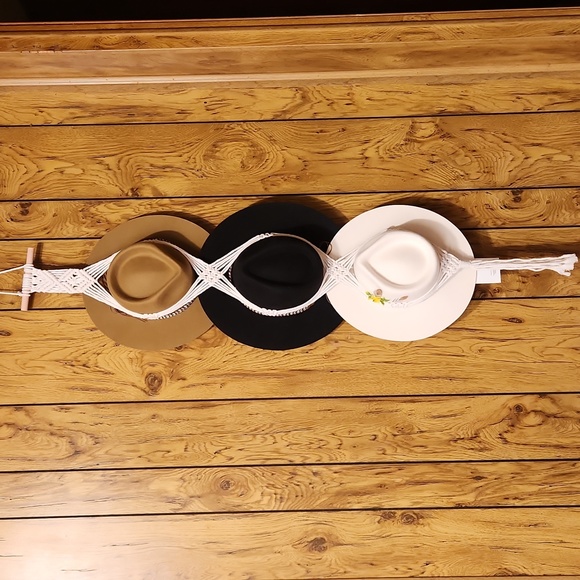 New w/Box ● Lack of Color 100% Wool HAT●Added Removable Hat Band & Hanging Clip● - Picture 2 of 15